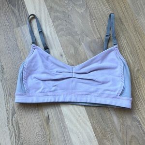 Light purple Lululemon sports bra